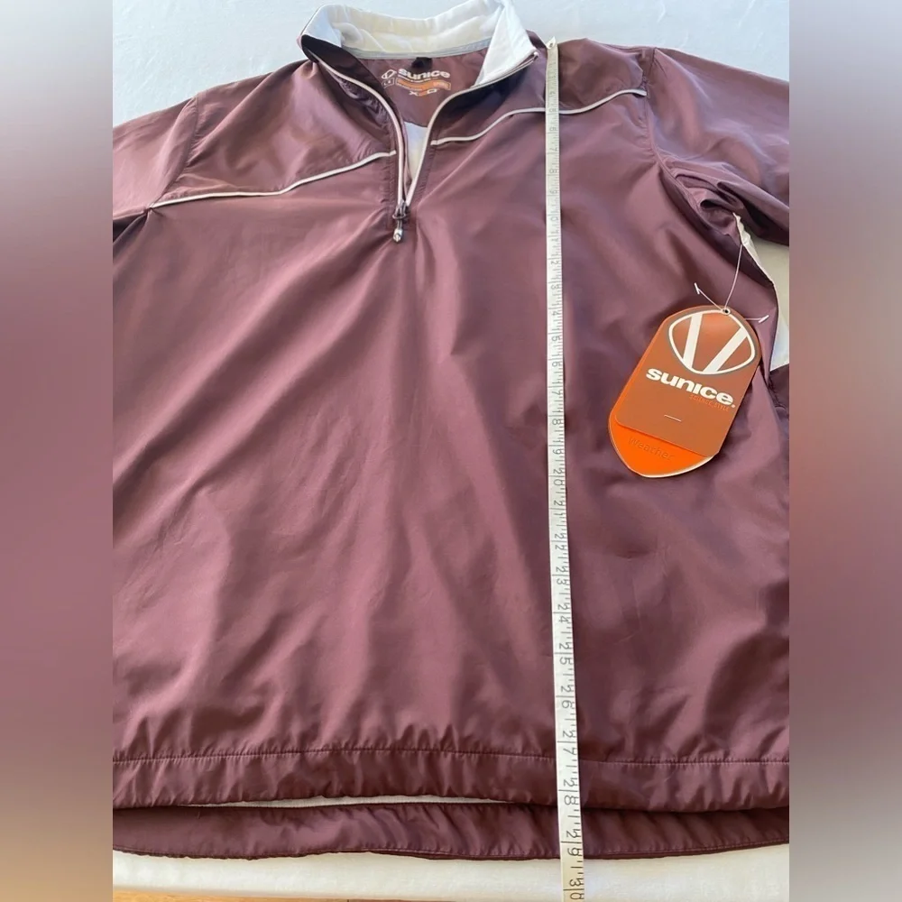 NWT Sunice Sport Mens Short Sleeve Wind Pullover. Size Large. - Picture 12 of 12